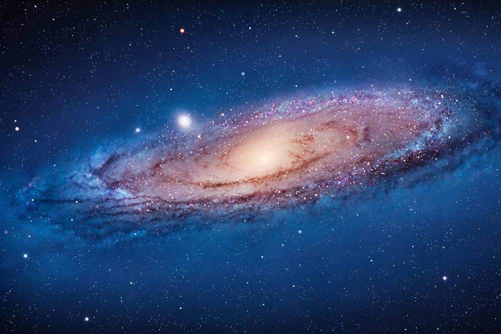 Amazon 銀河の壁紙 宇宙の壁紙 キャンバス ステッカー 印刷 壁紙ポスター はがせるシール式 写真 特大 絵画 壁飾り 90cmx60cm ウォールステッカー オンライン通販