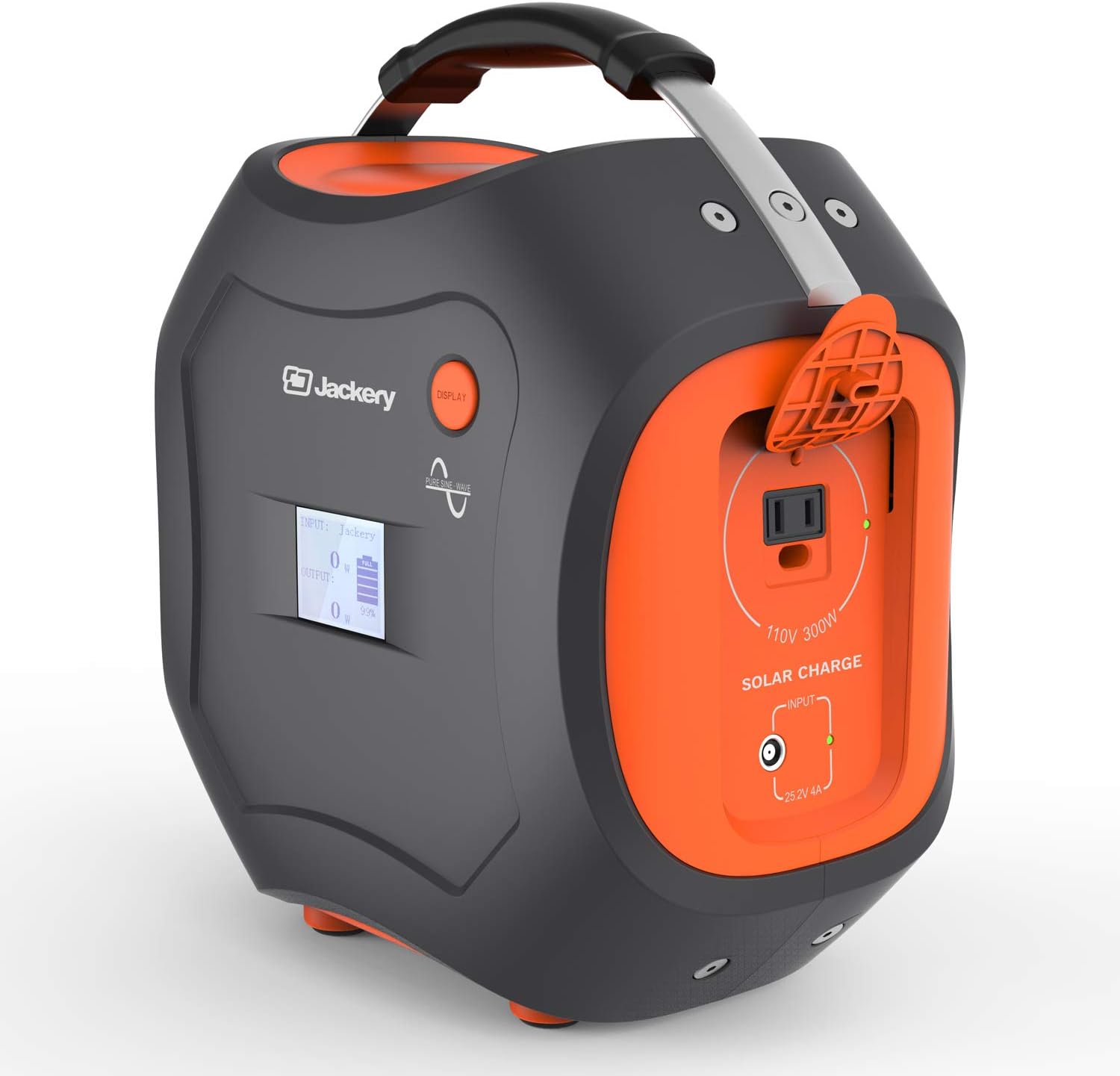 500Wh Portable Generator, Jackery Explorer / Power Pro Rechargeable Lithium Battery Pack Quiet Generator with 110V / 300W AC Outlet, 12V Car, USB Output Clean Off-grid Emergency Power Pack for Camping