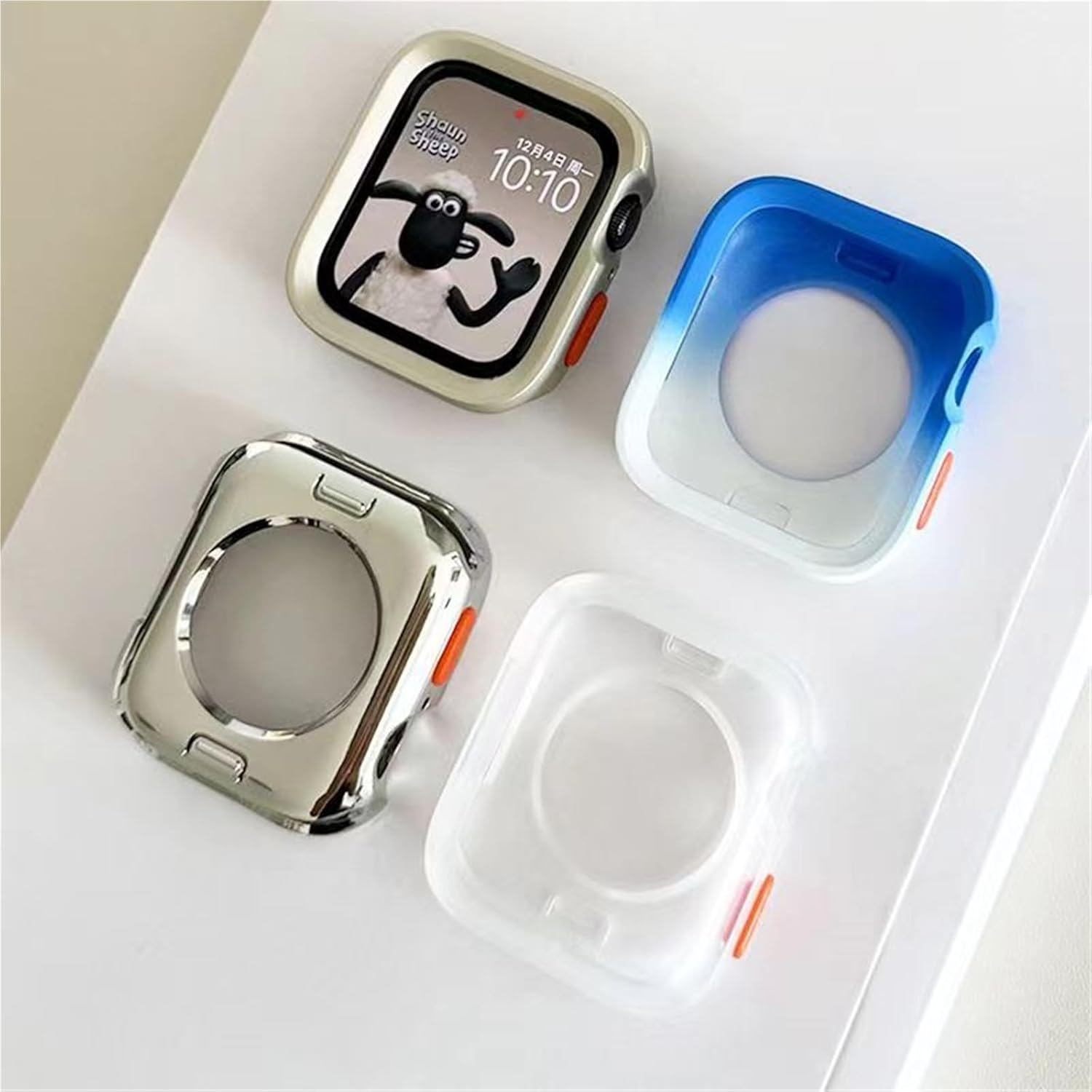 TPU Cover For Apple Watch Ultra Case 49mm 45mm 41mm 44mm 40mm,42mm 46mm Bumper Frame Shell Protector For IWatch Series 9 SE 8 Ultra 7 6 5 4 Case