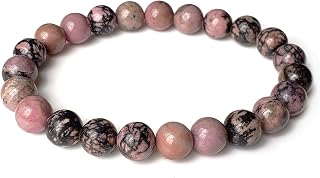 Stretch Elastic Bracelet Natural Gemstone Round Stone Crystal Beads