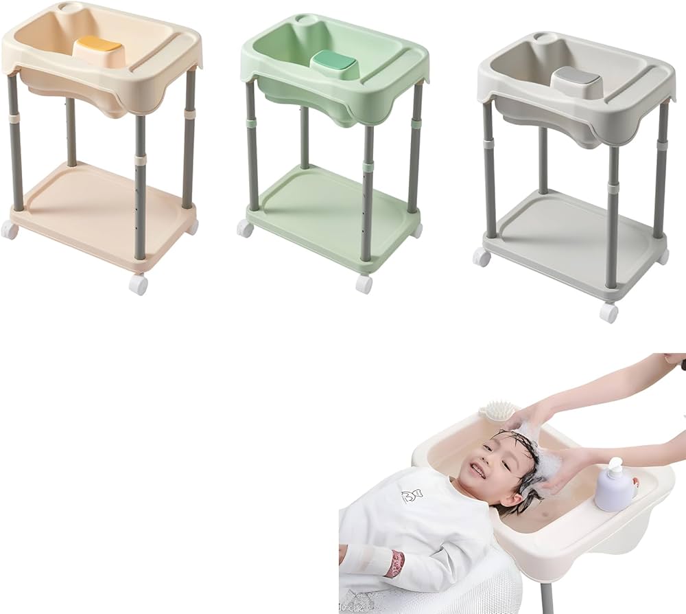 シャンプー台 Amazon | [Joejoier]シャンプー台 座ったまま 下棚付き 介護シャンプー