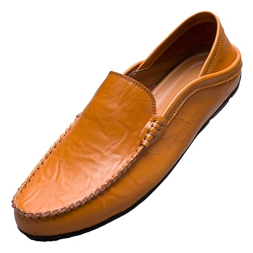 Mocassini Uomo Pelle Estivi Pantofole Casual Eleganti Slip On Scarpe