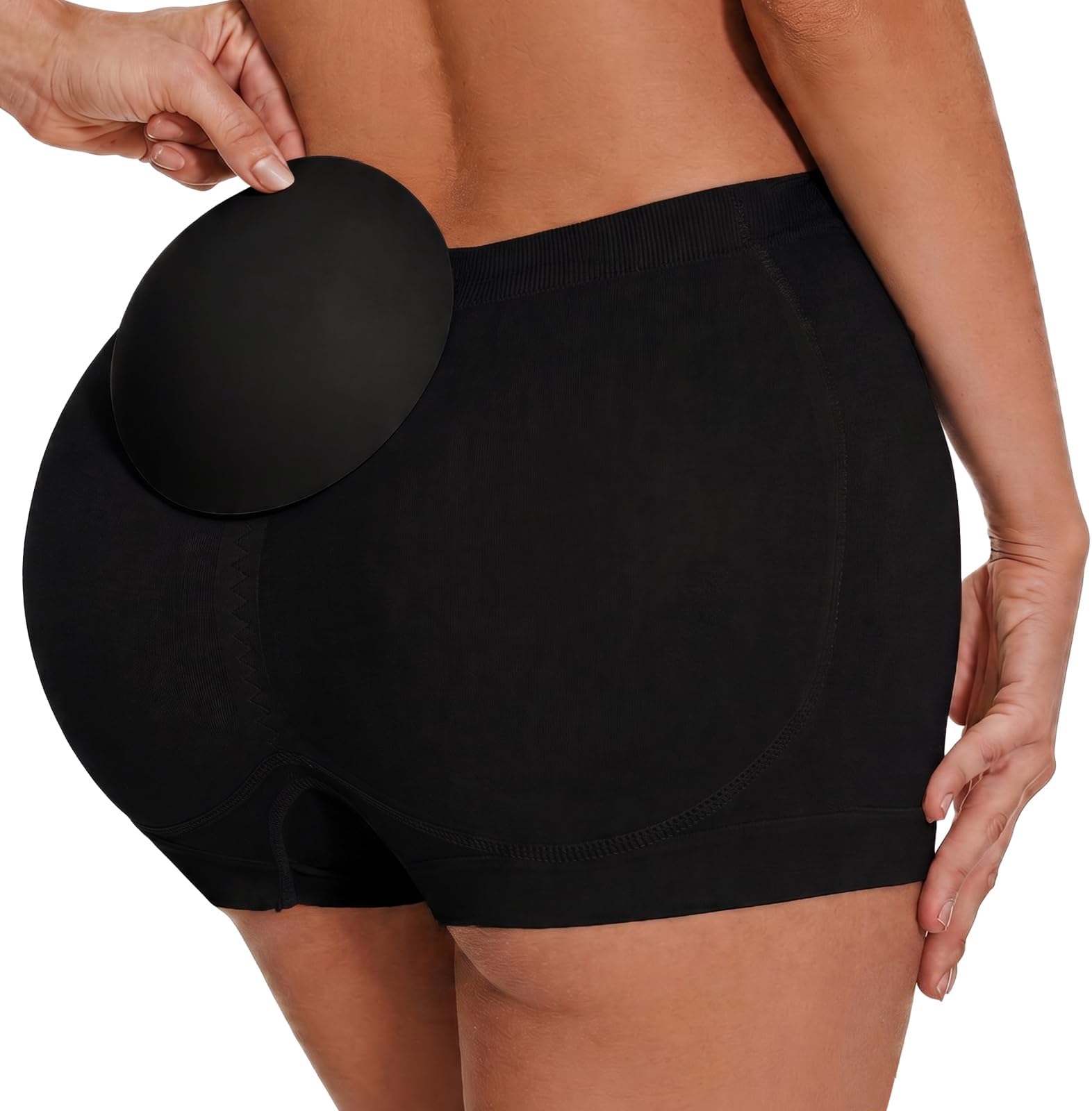 Tummy Control High Waist Butt Lifter Panties Padded Underwear for Women Hip Enahncer Body Shaper Boyshort
