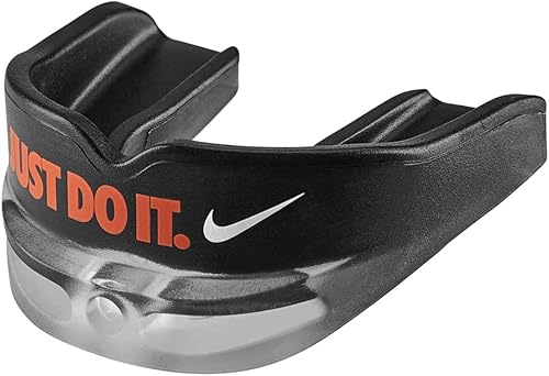 Nike Protector bucal Alpha Football Negro Naranja