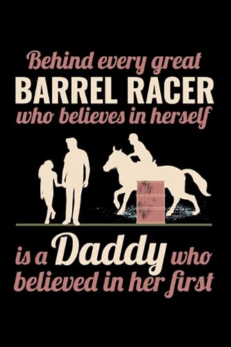 Barrel Racer: Rodeo Equestrian Sports Horse Riding Blank Lined Journal Notebook Diary