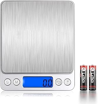 Amazon Co Jp Tokaiz キッチンスケール デジタルスケール クッキングスケール 0 1gから3000ｇ電池2本付き 計量秤 皿はかり 郵便物 トレイ付き 丸正 電子スケール 風袋機能 オートオフ機能 日本語 取扱説明書付属 丸正 産業 研究開発用品
