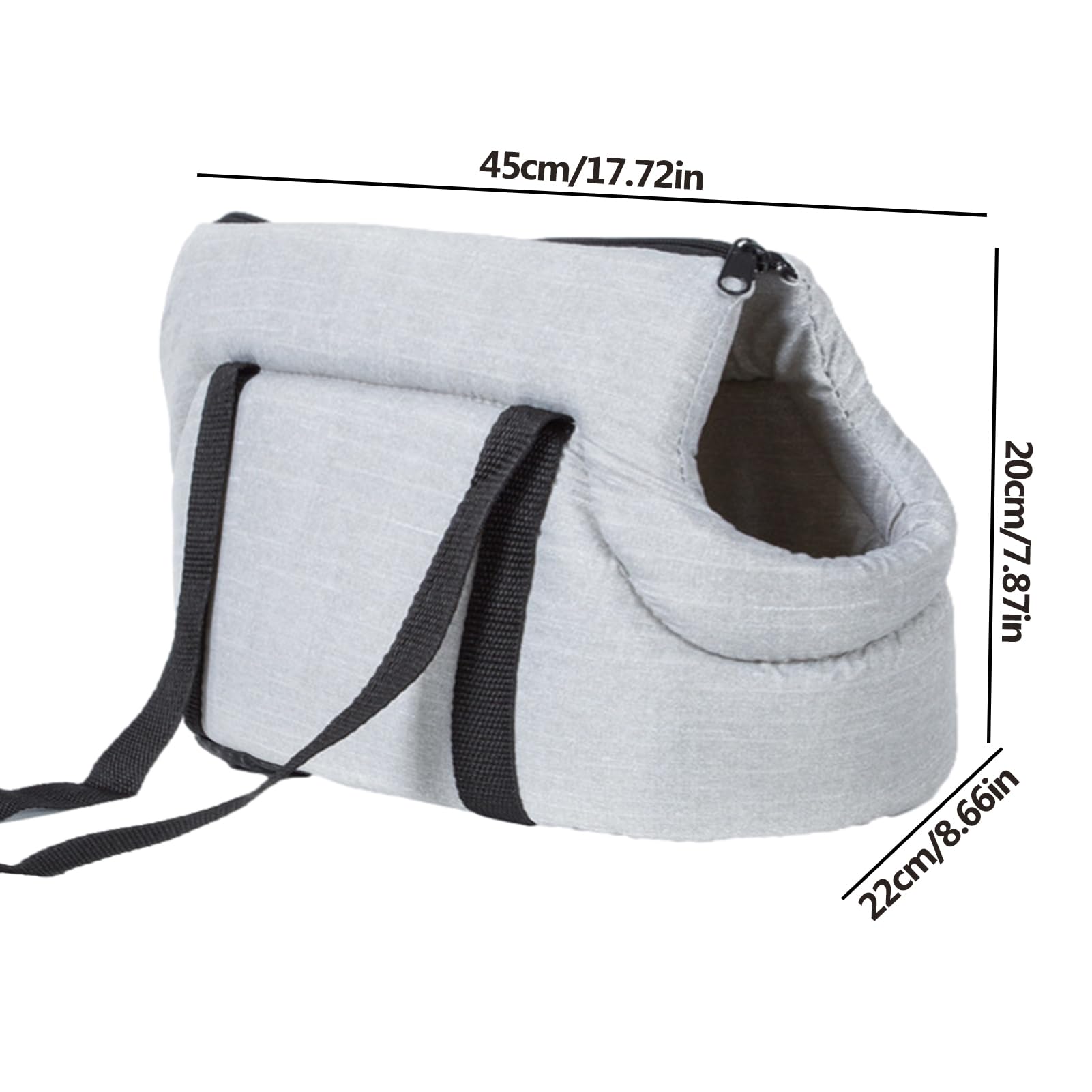 Bolso Transporte Mascota Para Coche, Malla Transpirable Impermeable - Para Gatos Perros Pequeños Conejos