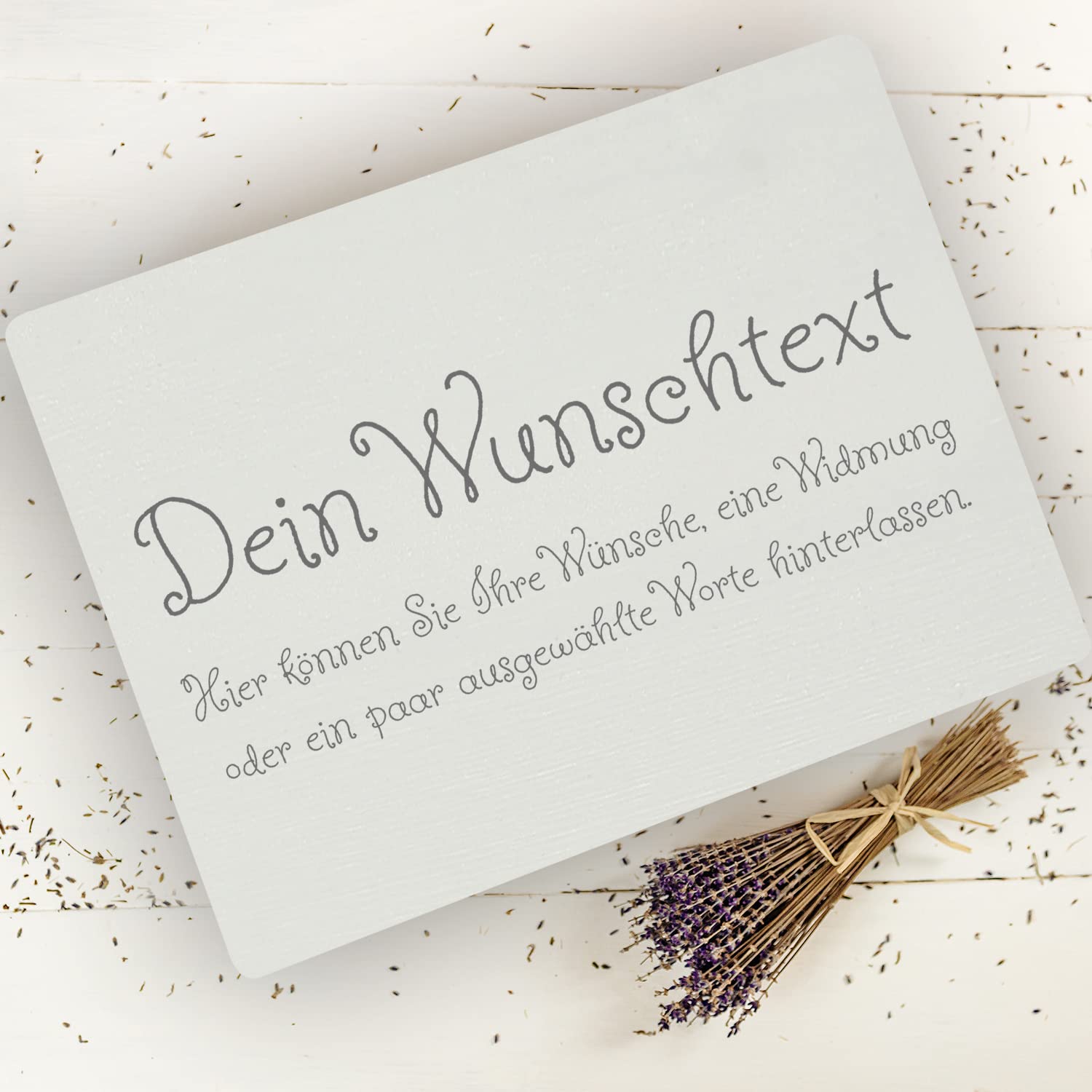 Creative Deco Weiße Personalisierte Geschenke Wunschtext Holzkiste | Dein Eigener Beliebig Text Individuelle Geschenk JGA | Geschenkkiste Geschenkbox | Für Frauen, Männer Paar | 40 x 30 x 14 cm