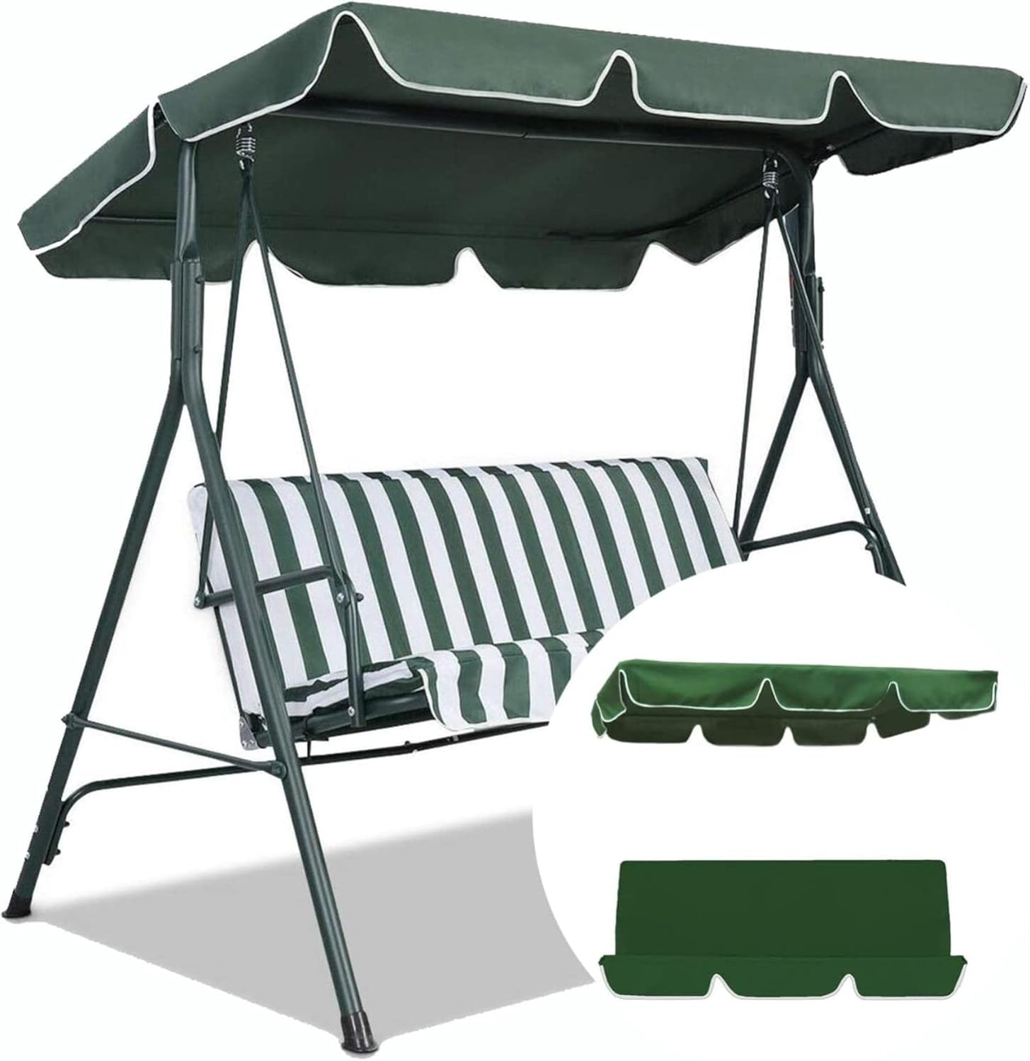 Swing Seat Canopy 210D Oxford Cloth Canopy Cover,Universal