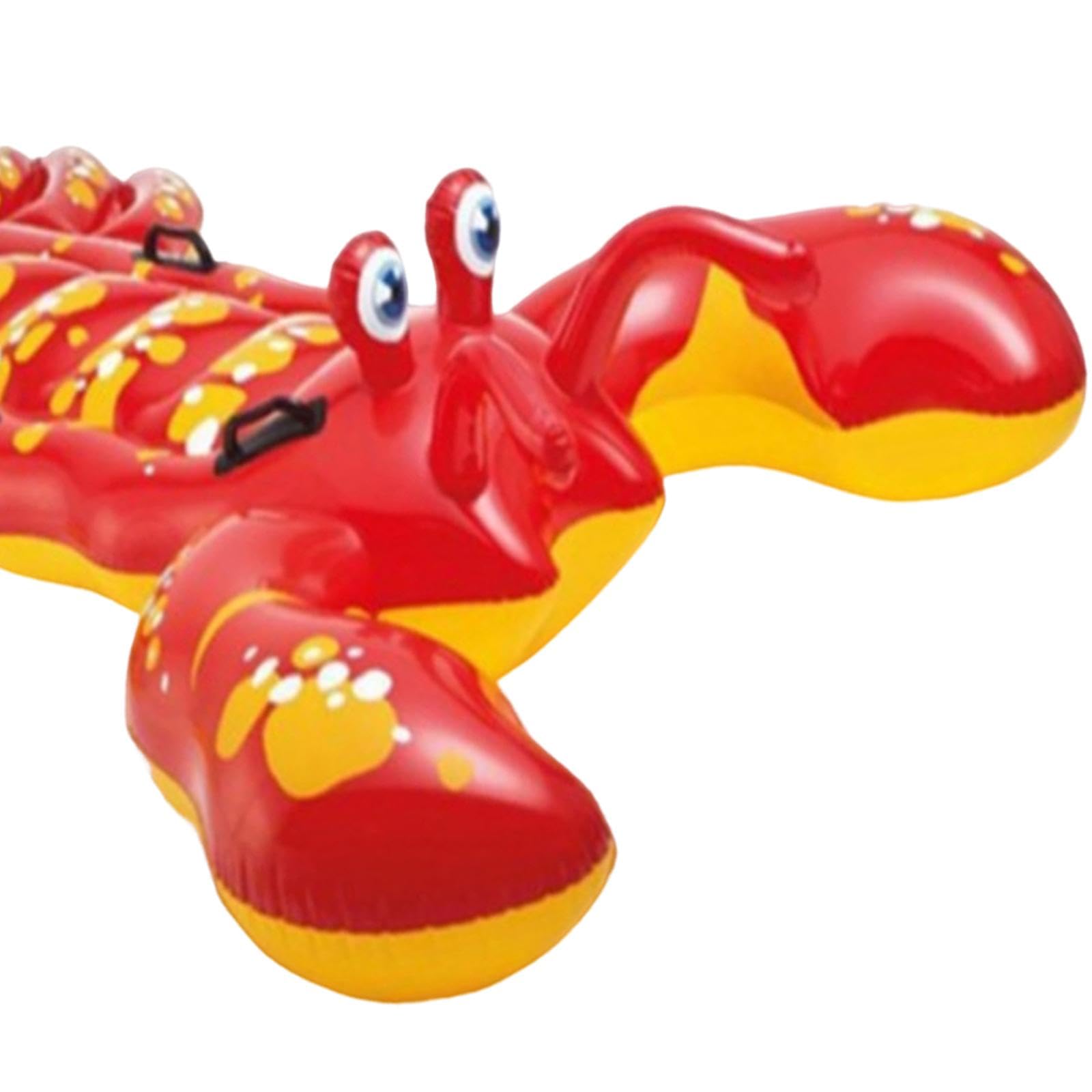 Pool Schwimmring Aufblasbares Schwimmreifen Schwimmring Spielzeug Lounge aus PVC für Kinder Erwachsene für Garten Badesee Strandaufenthalt, Hummer 213x137cm