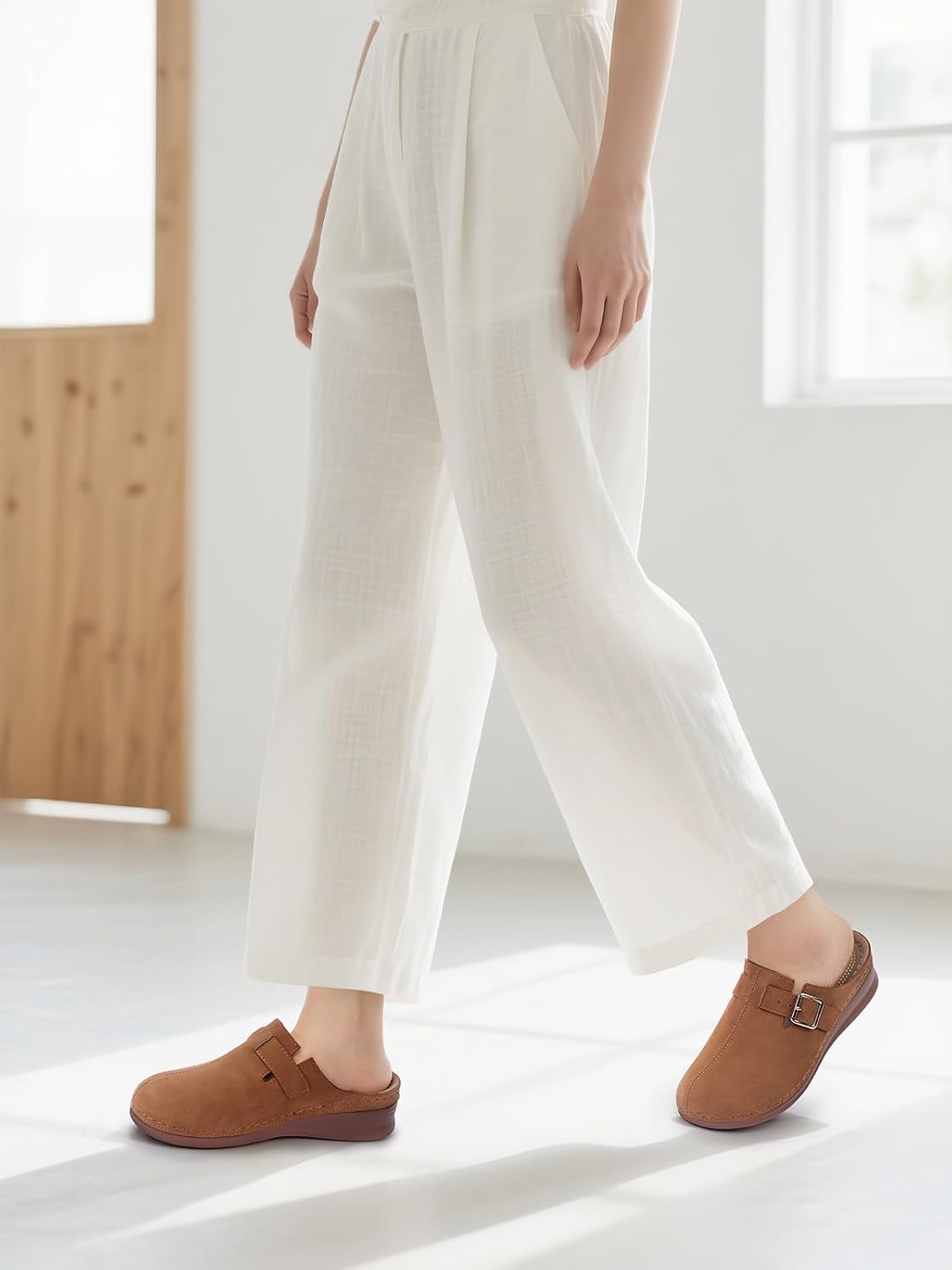 Clogs for Women Mules Closed Toe Sandals Comfortable