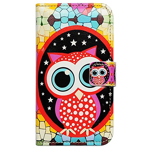Bcov Bfun Packing Iphone Xr Case, Colorful Cute Owl Multifunction Flip Folio Wallet Leather Cover Case With Id Card Credit Card Slot Holder Money Pocket For Iphone Xr #TOP2