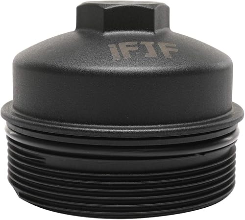 iFJF EC781 Tapa de filtro de aceite de repuesto para FL2016 2003-2007 6.0L 2008-2010 6.4L Powerstroke F250 F350 F450 F550 Super Duty 2003-2005