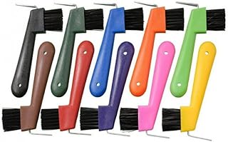 Tough-1 Hoof Pick Brush Combo - 6 Pack - Assorted