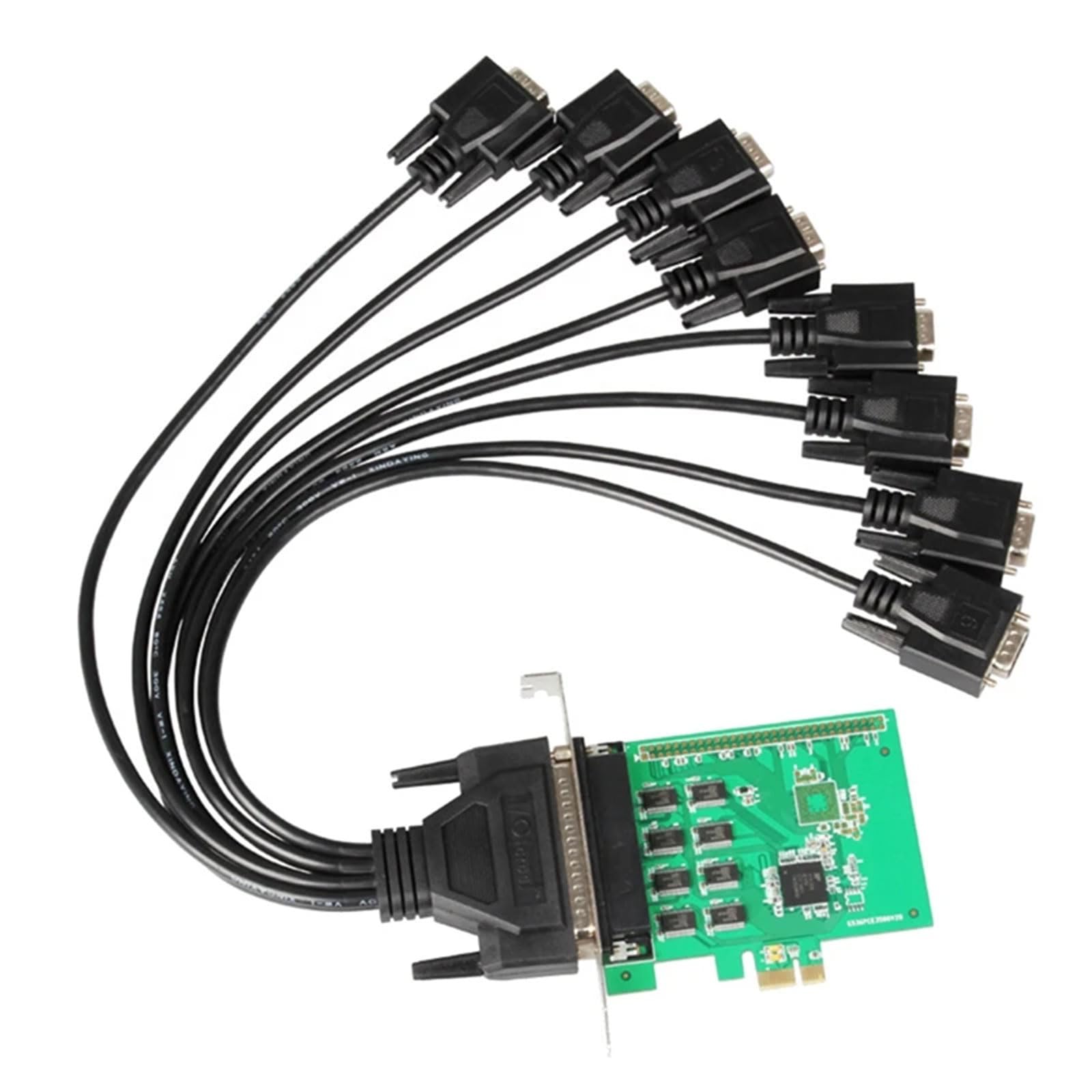1set E Veloce Trasferimento Dati PCI A 8Ports RS232Serial Card Prestazioni Stabili Per Più Periferiche Seriali Collegamento Dispositivo di Controllo Industriale