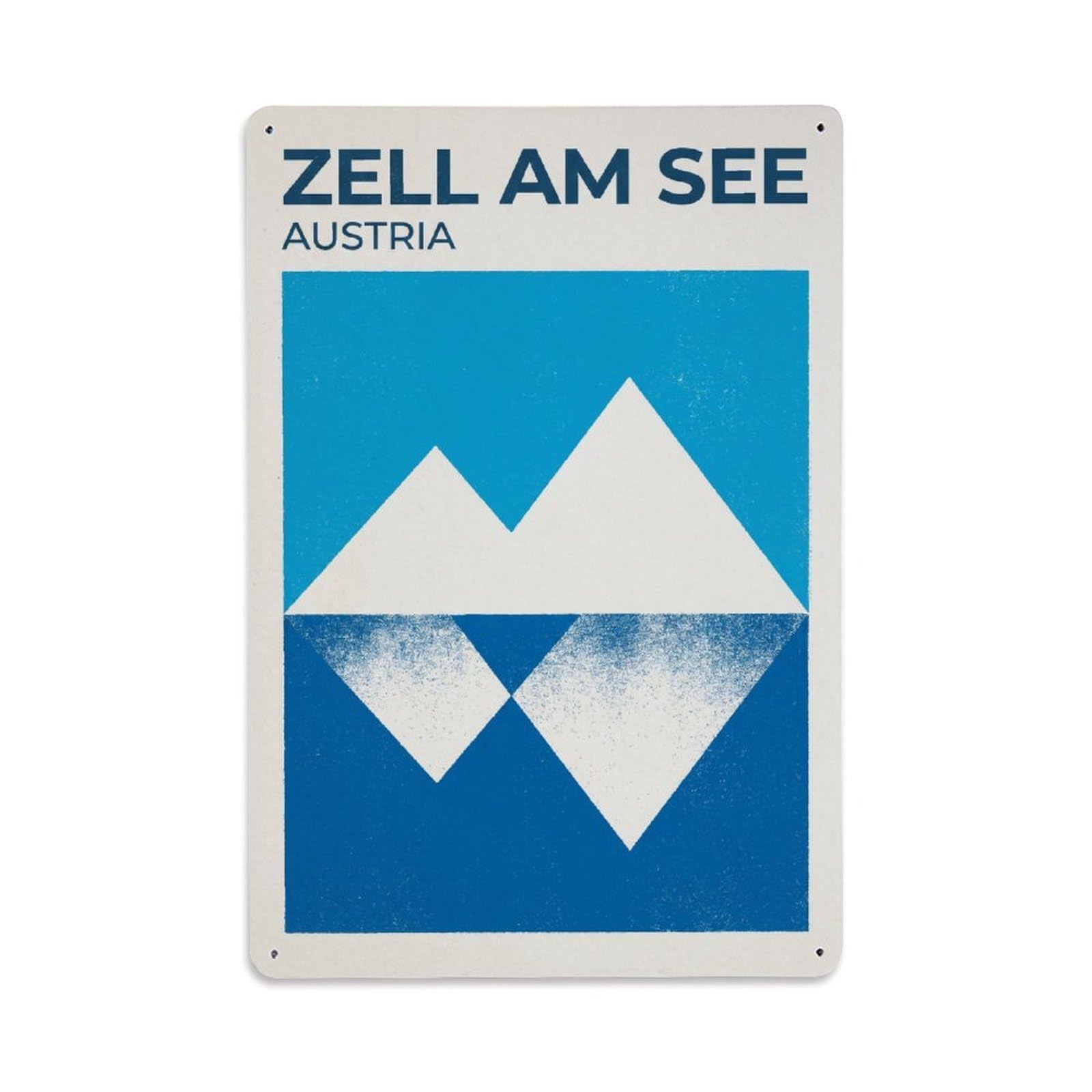 Travel Austria Zell Am See Retro Metal Tin Sign