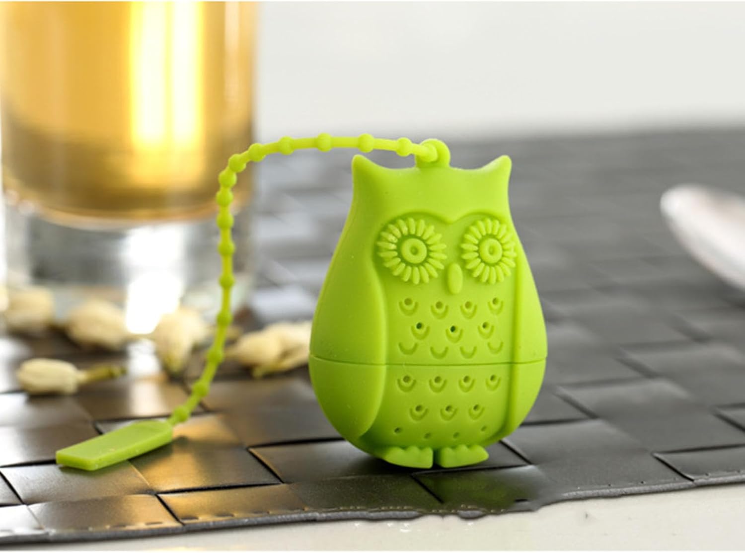 Creative Tea Infuser Silicone Tea Strainer Cute Animal Owl Tea Filter For Loose Tea Leaf Diffuser Gift Silicone Tea Infusers For Loose Tea