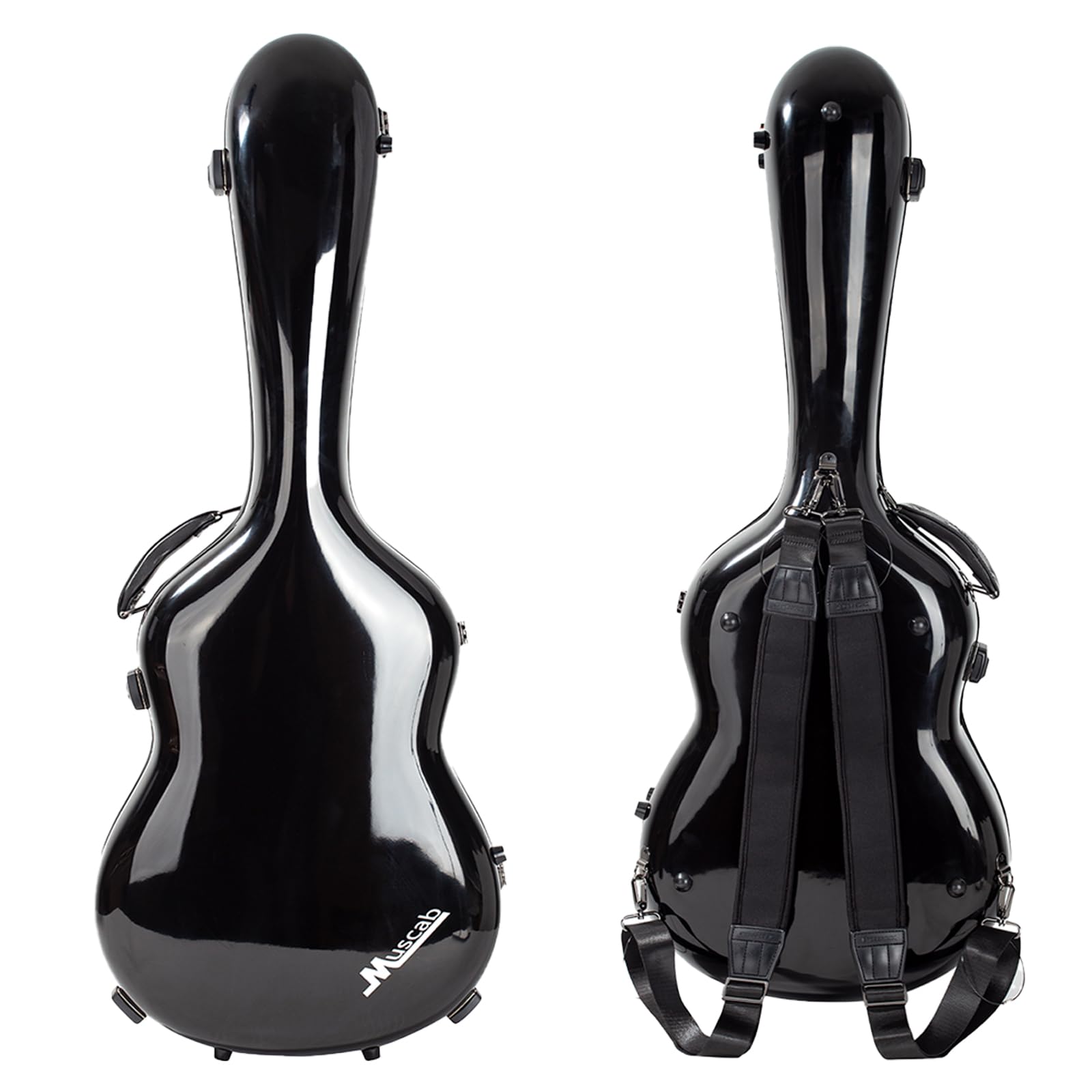 Custodia per chitarra acustica da 104 cm, colore nero