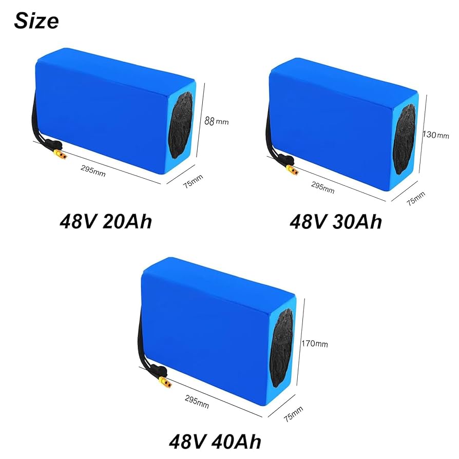 電動自転車　超大容量バッテリー　48V/30ah カゴ付 Amazon.co.jp: 48V 電動自転車バッテリー 20Ah 30Ah 40Ah 電動