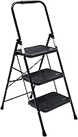 Vista 1 de Wiberwi 3 Step Ladder Folding Step Stool for Adults with Top Handrail 330 Lbs Capacity, Lightweight & Portable Step 3 Stool Ladders with Wide Pedal