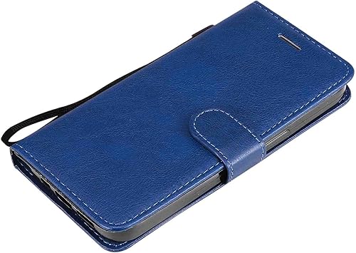 Miniatura 7 de Phone Cover Wallet Folio Case for LG Q8, Premium PU Leather Slim Fit Cover for LG Q8, 2 Card Slots, Super Fitting, Blue