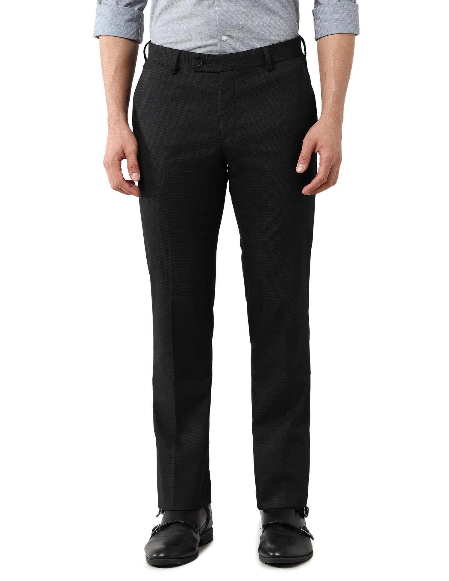arrow Men's Tailored Pants (ARAEOTR1919_Black-picture-37