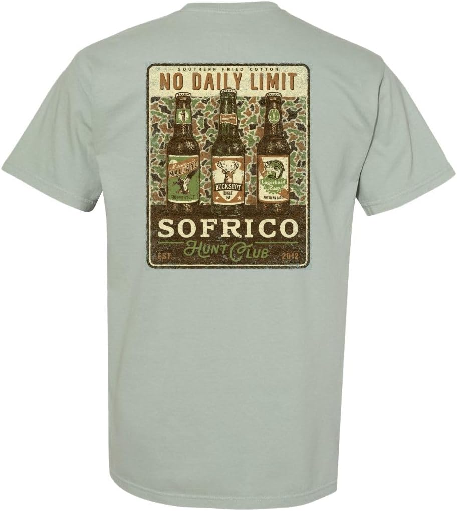 Southern Fried Cotton No Daily Limit Hunting & Fishing Pocket T Shirt