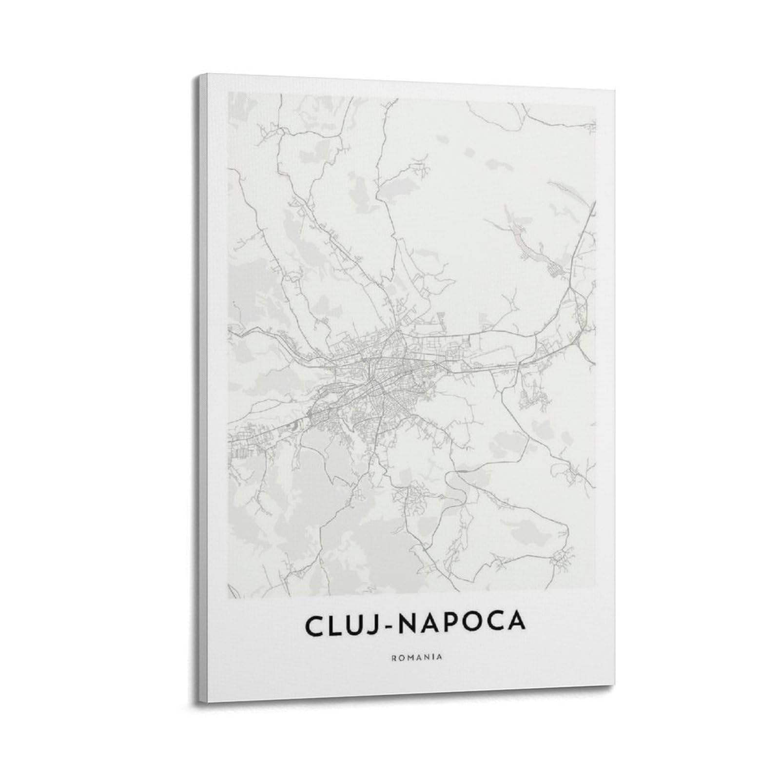 xiaoxiaoshen Cluj1 Canvas Poster Wall Art Prints Room Aesthetic Murals Bedroom And Living Decorations 24x36inch(60x90cm)
