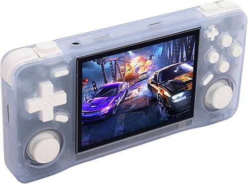 Miniatura 3 de POCREATION Consola de juegos de mano retro, reproductor de juegos portátil con pantalla HD de 3.5 pulgadas con batería de 4000 mAh para múltiples