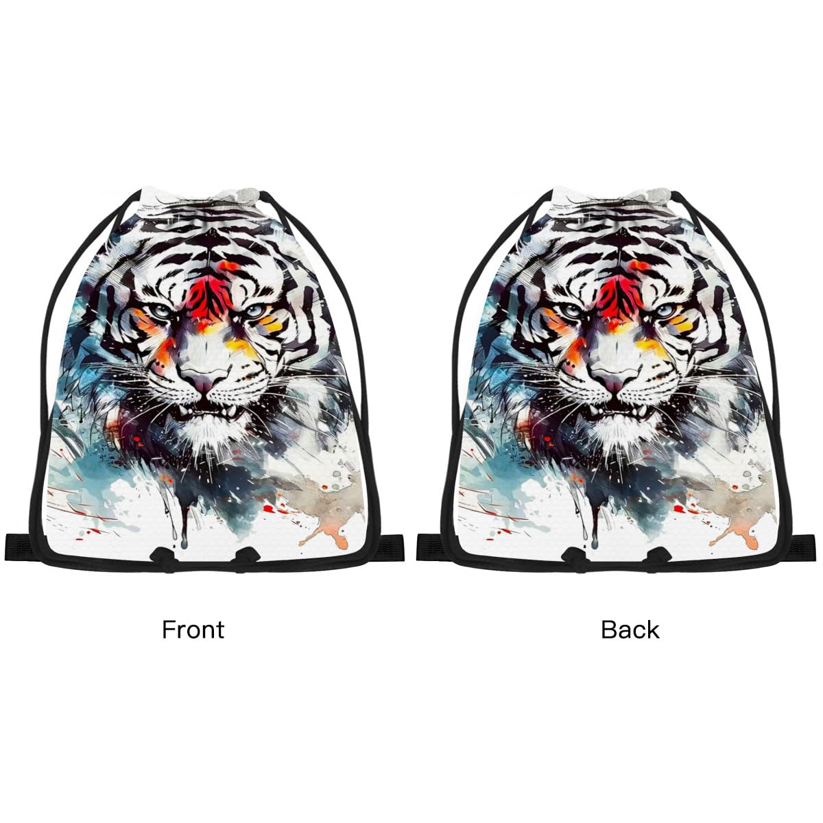 Amazon.co.jp｜タイガー 虎 トラ とら巾着袋 収納袋 収納ポーチ 巾着