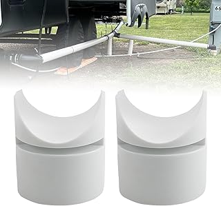 RULLINE Pipe Stands Compatible with RV and Camper Sewer Waste Connection System White