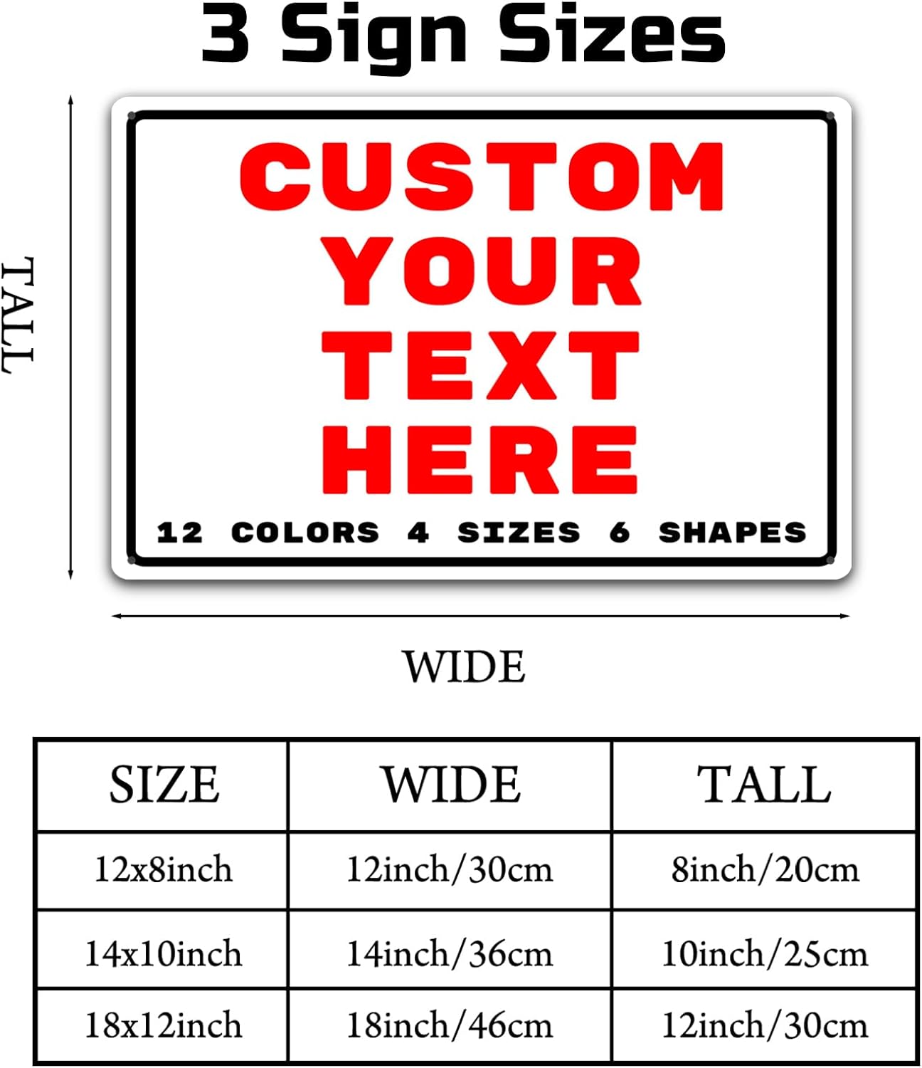Personalized Street Signs Custom Road Signs Metal Reflective Option Yard Signs Customized with Text Address for Outdoor Indoor Home Wall Decor