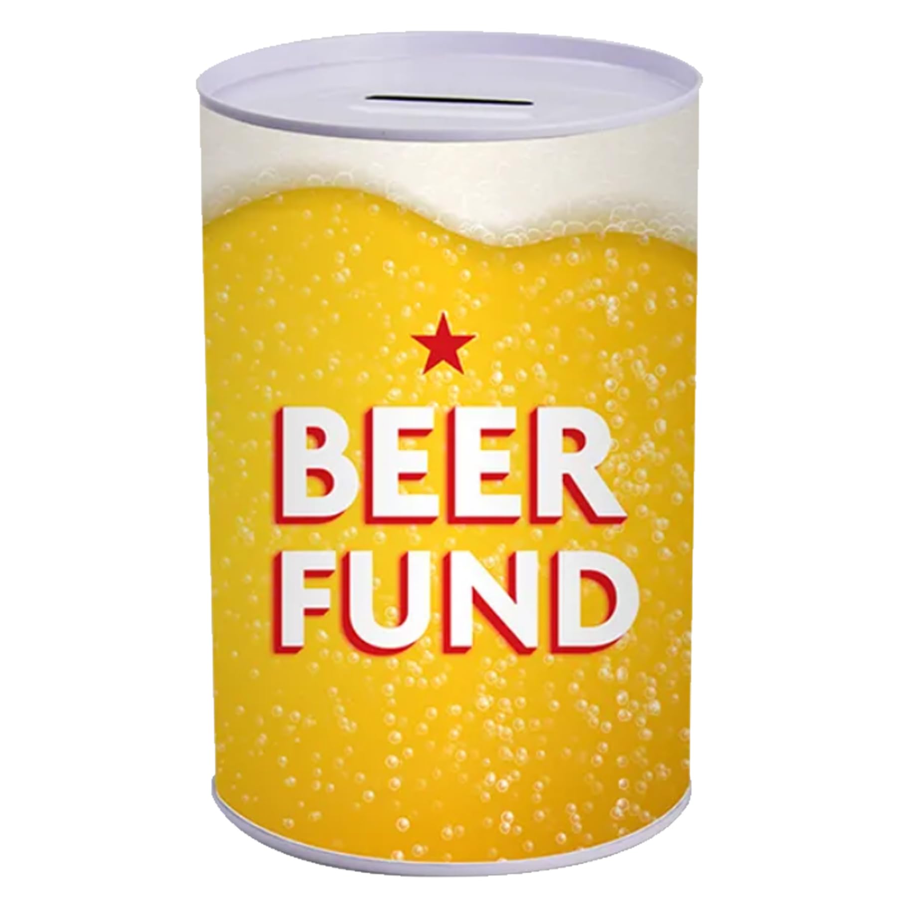 Money Tin/Money Bank/Savings Bank -Suitable for Adults or Children - Birthday, Christmas, Father's Day or Mother's Day (Beer Fund 1522)
