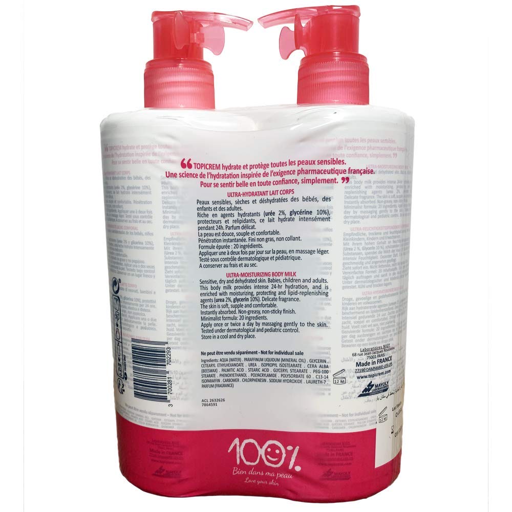 Topicrem Ultra-Moisturizing Body Milk 1000ml - View #7