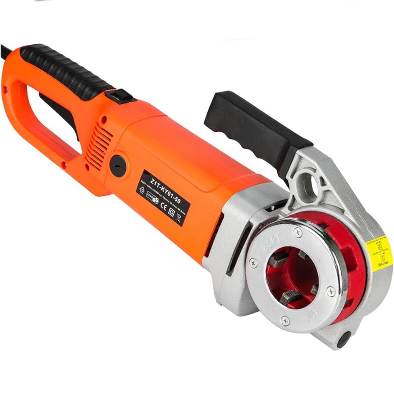 Roscadora portátil, roscadora eléctrica de Tubos de 2000 W con 4 Matrices de 4, 6, 1 y 1,2 Pulgadas.