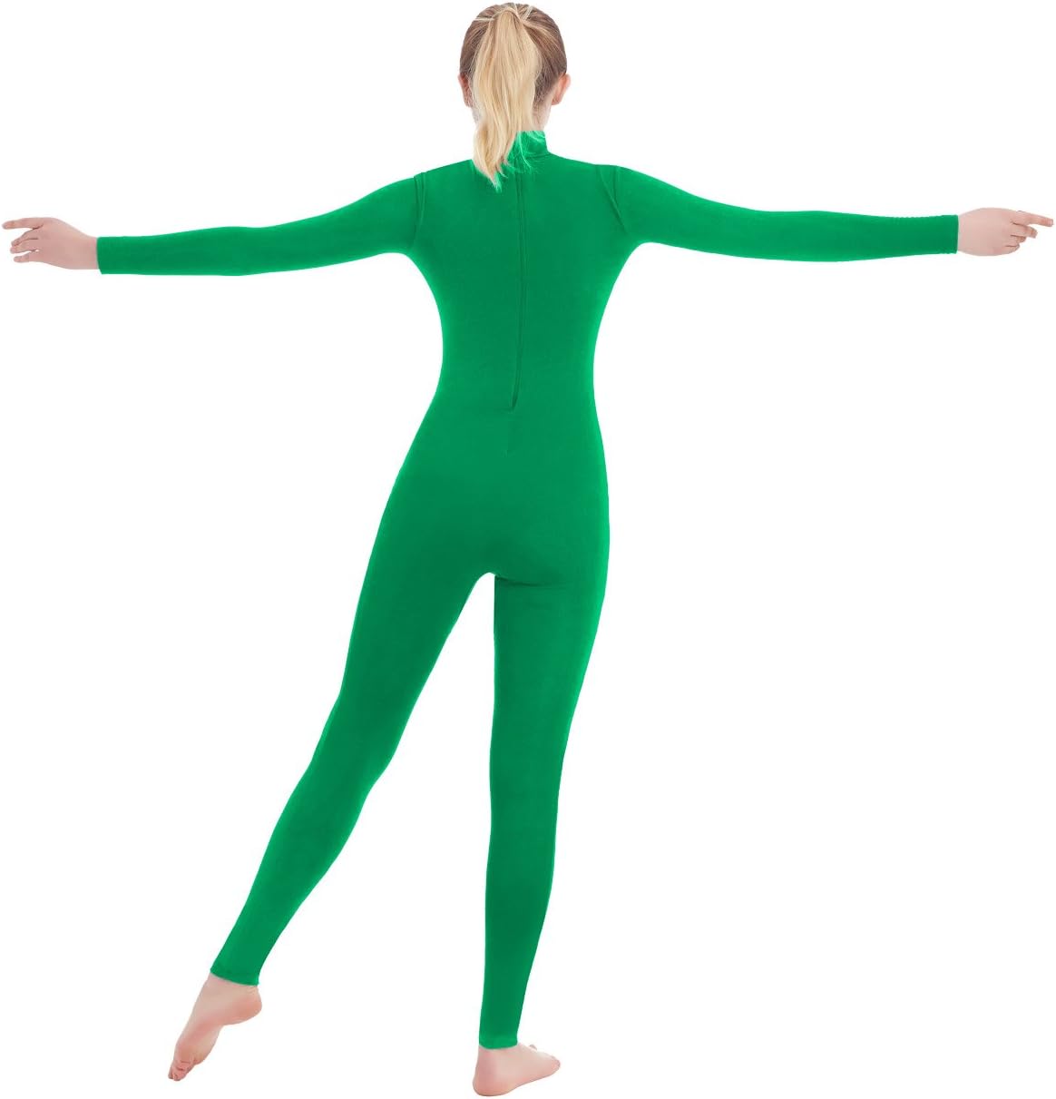 SUPRNOWA Full Body Unitard Turtleneck Spandex Footed/Footless Long Sleeve Unisex - Image 2