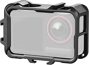 SMALLRIG Action 5 Pro Action 4 Action 3 Cage for DJI, Cage with Multiple Expansion Interfaces, Protective Frame for DJI Osmo Action 3 Action 4 Action 5 Pro - 5135