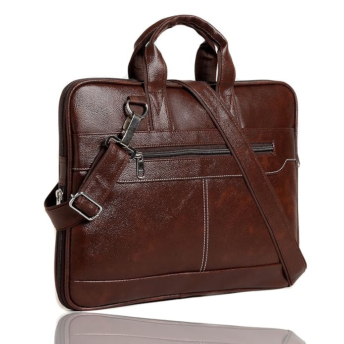 The Transit Briefcase Vegan Leather & Nylon 15L Laptop Crossbody Messenger Bag for Men & Women (B0D9DF4TVM) Amazon Price History, Amazon Price Tracker