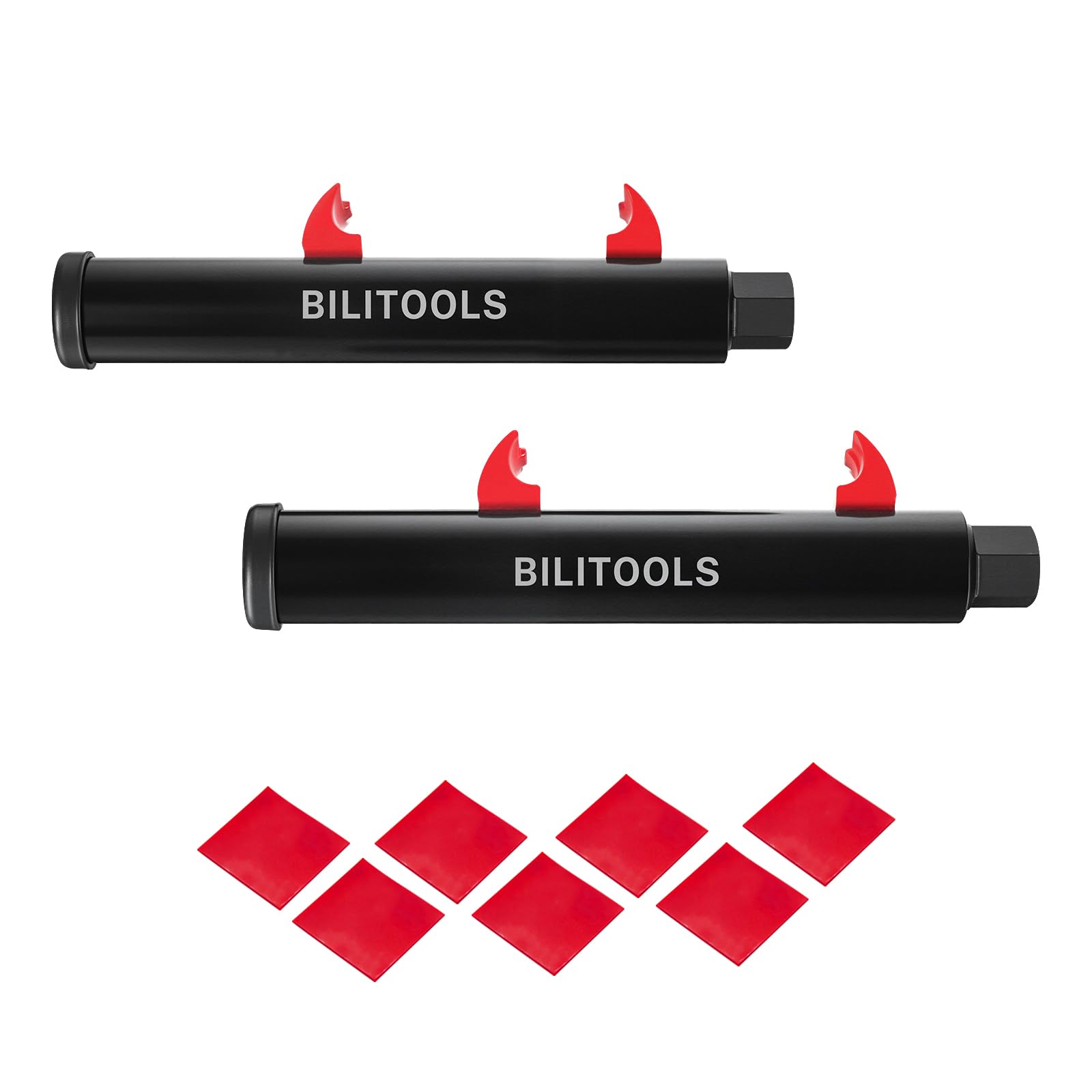 BILITOOLS Juego de herramientas de compresor de resorte de choque para motocicleta, par de compresores de resorte de bobina de choque trasero compatibles con motocicleta y ATV ligero, llave de 17 mm