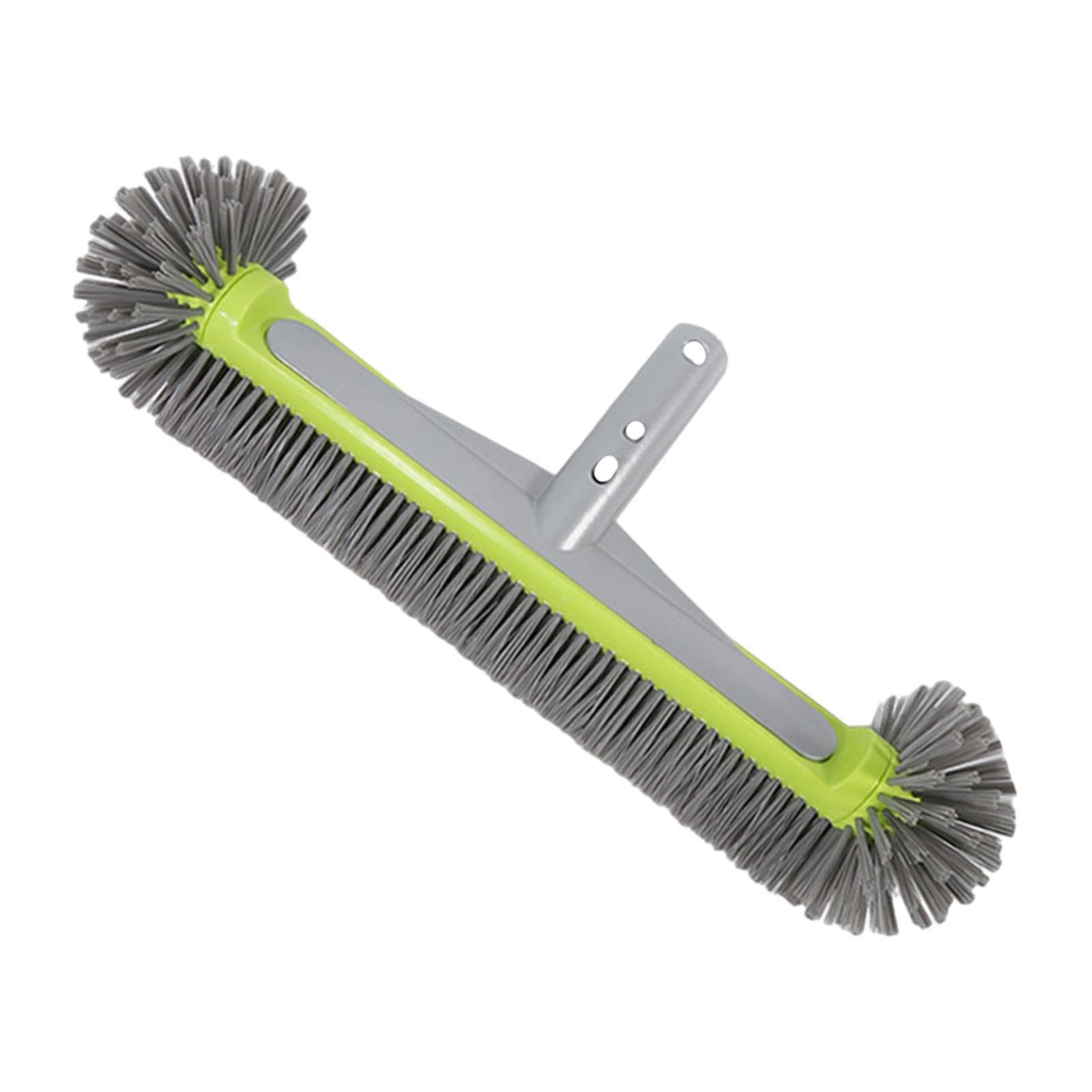 TUXCAXI Lightweight Pool Brush Head 18inch Easy Replacement Sturdy Nylon Bristles Suited For Walls Tile Floors And Pools 18inch Swimming Pool Brush Head Scrub