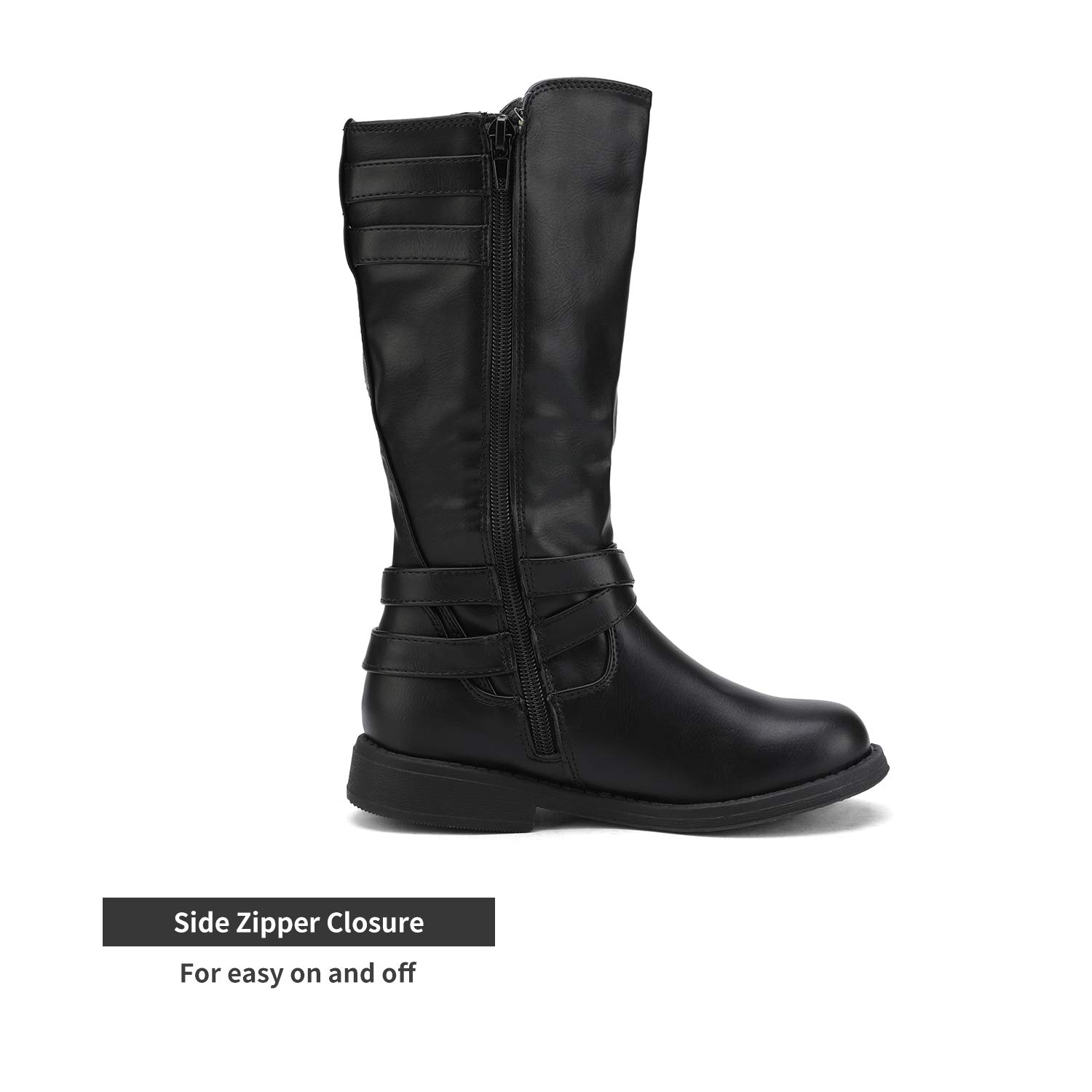 Bottes De Neige Pour Enfants DREAM PAIRS - Doublure Fausse Fourrure - Semelle Antidérapante - Faciles à Enfiler - Couleurs Variées