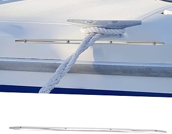 316 Stainless Steel Rub Strake 650x20mm Polished Line Rub Strakes for Marine Boat Yacht RV Mooring Lines