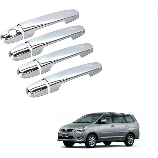 Kozdiko Chrome Door Latch Cover Set of 4