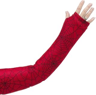 CastCoverz! Designer Arm Cast Cover - Wicked Webs - Small Long: 18" Length X 9" Circumference - Removable and Washable - Made in USA