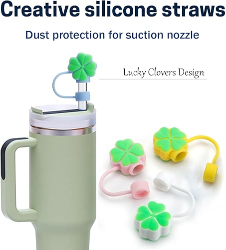 Miniatura 2 de Paquete de 4 fundas Stanley de 0.315-0.394 in, compatibles con vasos Stanley H2.01.0 All OZ y otros, popotes de 0.315-0.394 in, a prueba de polvo,