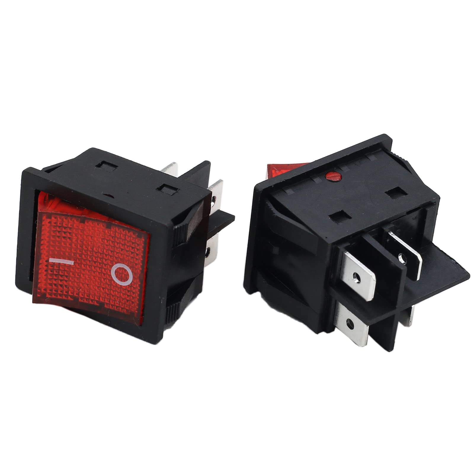 JD03-A1 4 Pins Rocker Switch Large Current ON-Off Power Push Button ...