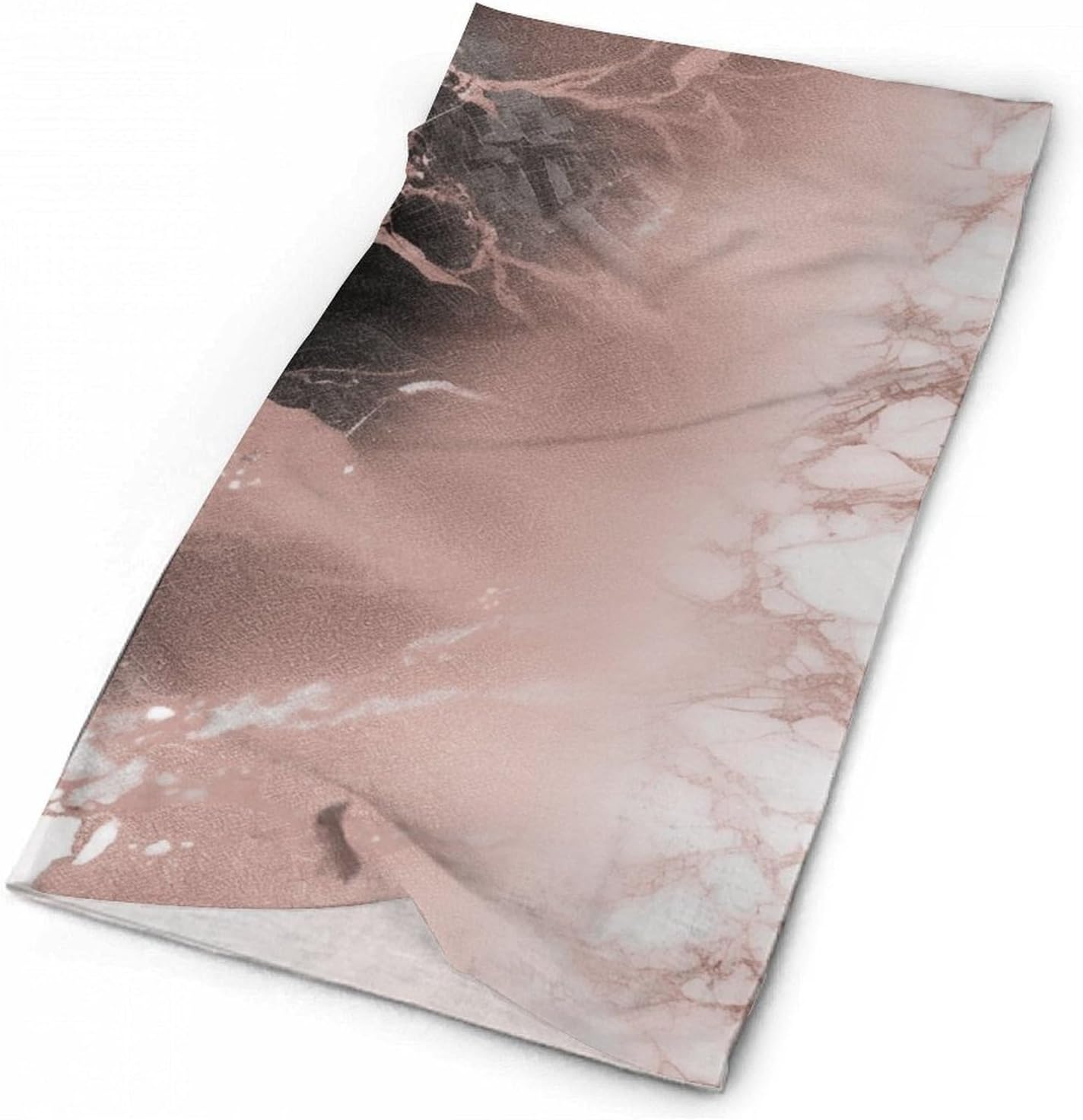 Marble Color Gold Neck Gaiter Summer UV Protection Cooling Neck Head Wrap Face Mask Bandana
