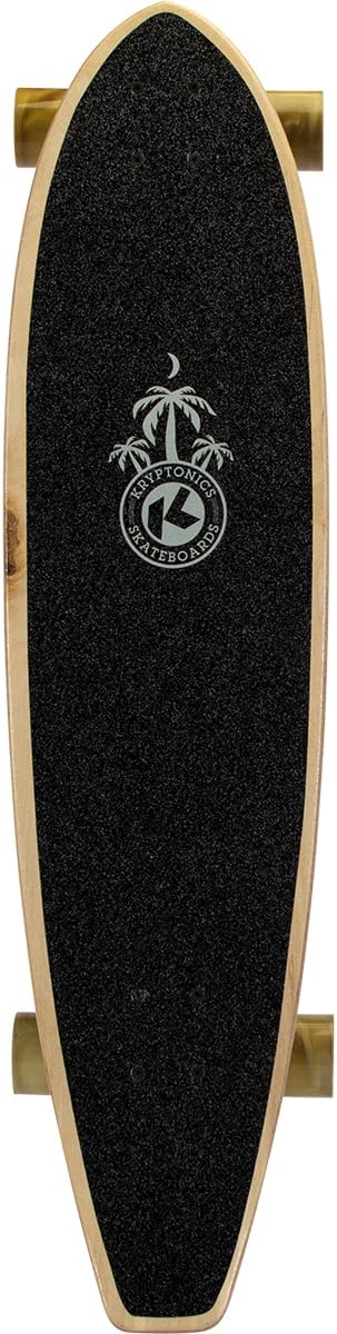 Kryptonics Skateboard with Durable Maple Deck, Smooth Urethane Wheels, Lightweight, for Beginners, Kids and Experienced Riders | Perfect for Smooth Rides, Easy Control, Cruising, Tricks, and Fun Rides