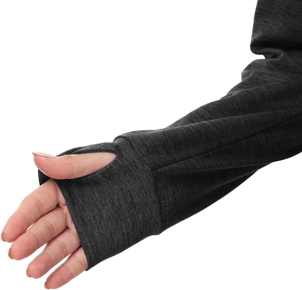 TBMPOY Womens UPF 50+ Sun Protection Hoodie Jackets Light Weight Long Sleeve Shirts Hiking Outdoor Full Zip Tops - Image 4