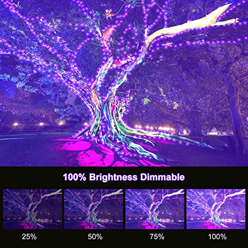 Buying Guide UV Black Lights 66FT 200LED Outdoor Halloween UV String